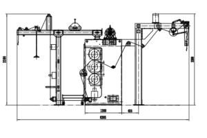 3-roller calender machine 3-roller calender machine