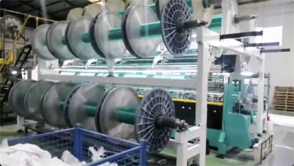 SutexMach warp knitting machine Spanish customer project case