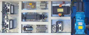 Electrical control system for warping