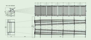 Mały kołowrót obrotowy w kształcie litery V Small V shape Rotary Creel