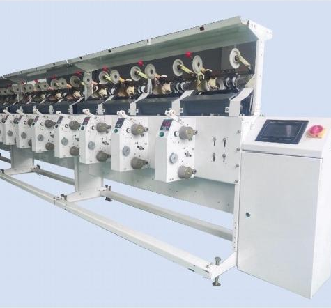 Bobinadeira dupla para fios entrançados 1 Double winder for stranded yarns 1