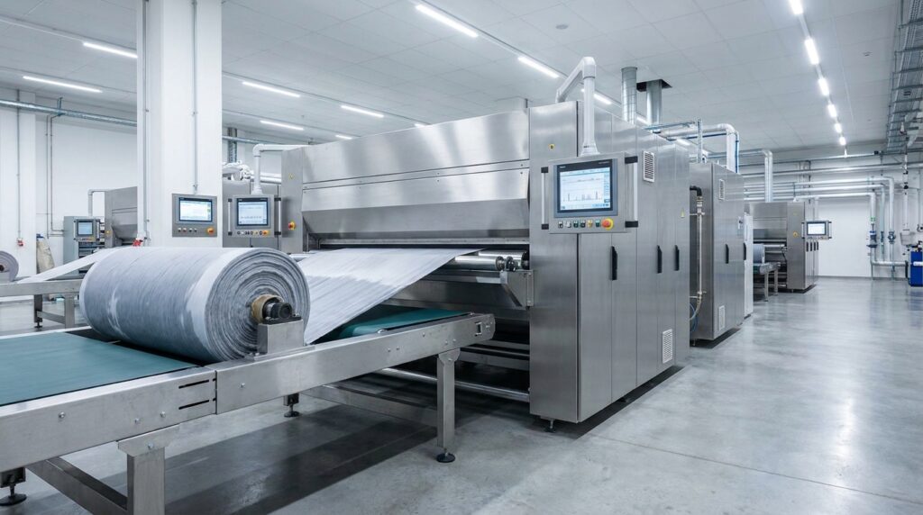 industrial textile dryer automated intelligent