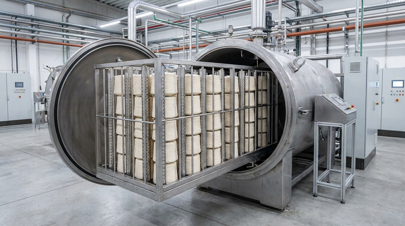 package dyeing machine dense automated
