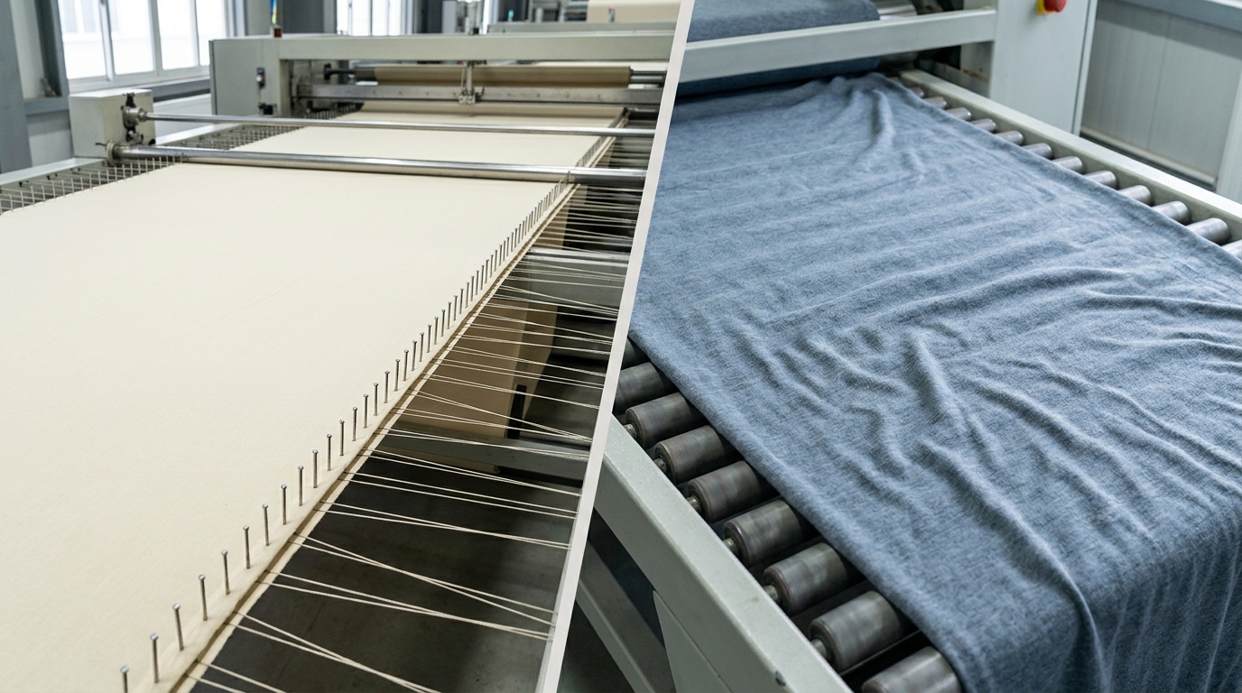 Textile Drying Machine Types: A Complete Buying Guide 3 stenter machine tensioned relaxed