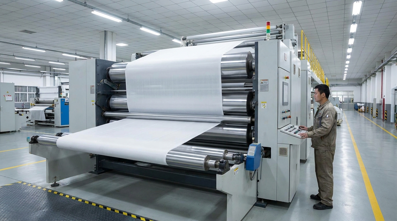 calendering machine industrial heavy