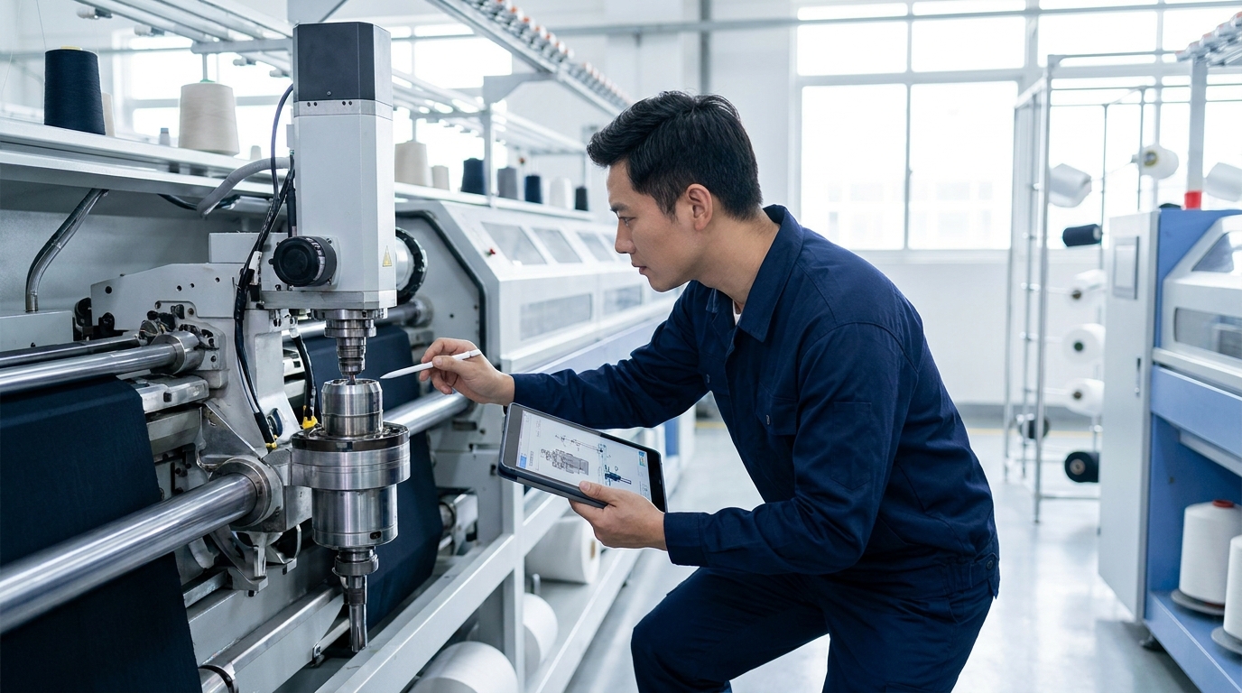 Mengapa Mesin Tekstil Rusak: 7 Penyebab dan Solusinya 4 high speed spindle digital preventive