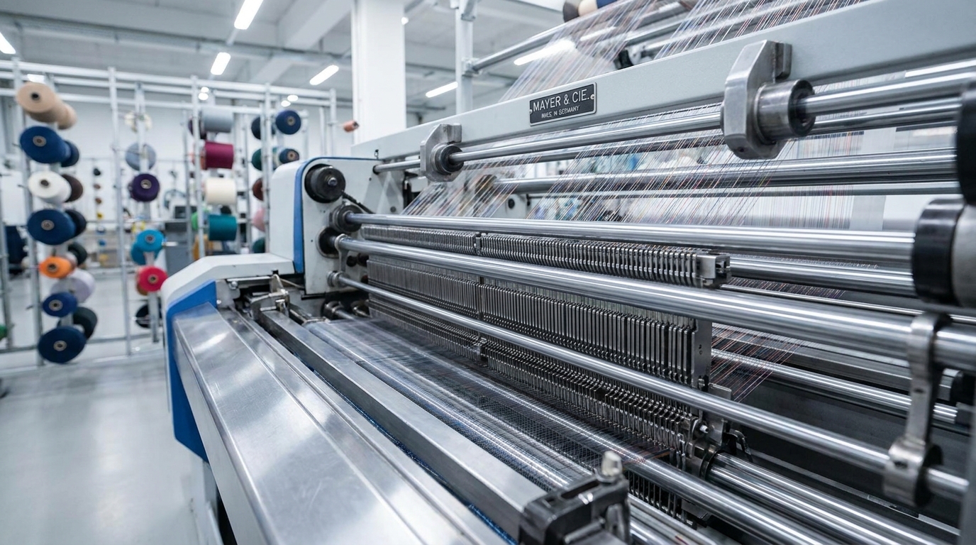 warp knitting machine precise mechanical